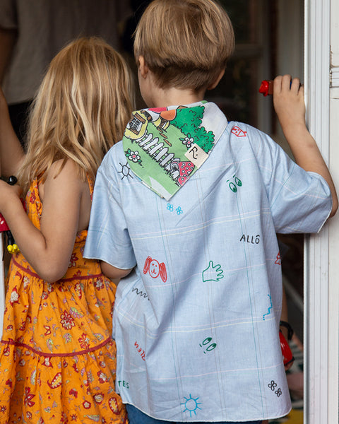 foulard de schtroumpfs (petit)