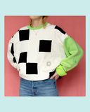 EXTRA LARGE crop top collabo l'ensemble vide
