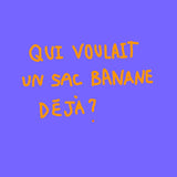 sac banane